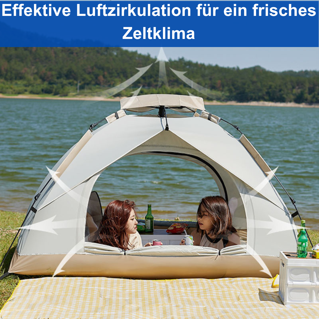 QuickCamp™ - Pop-Up-Zelt 2-4 Personen