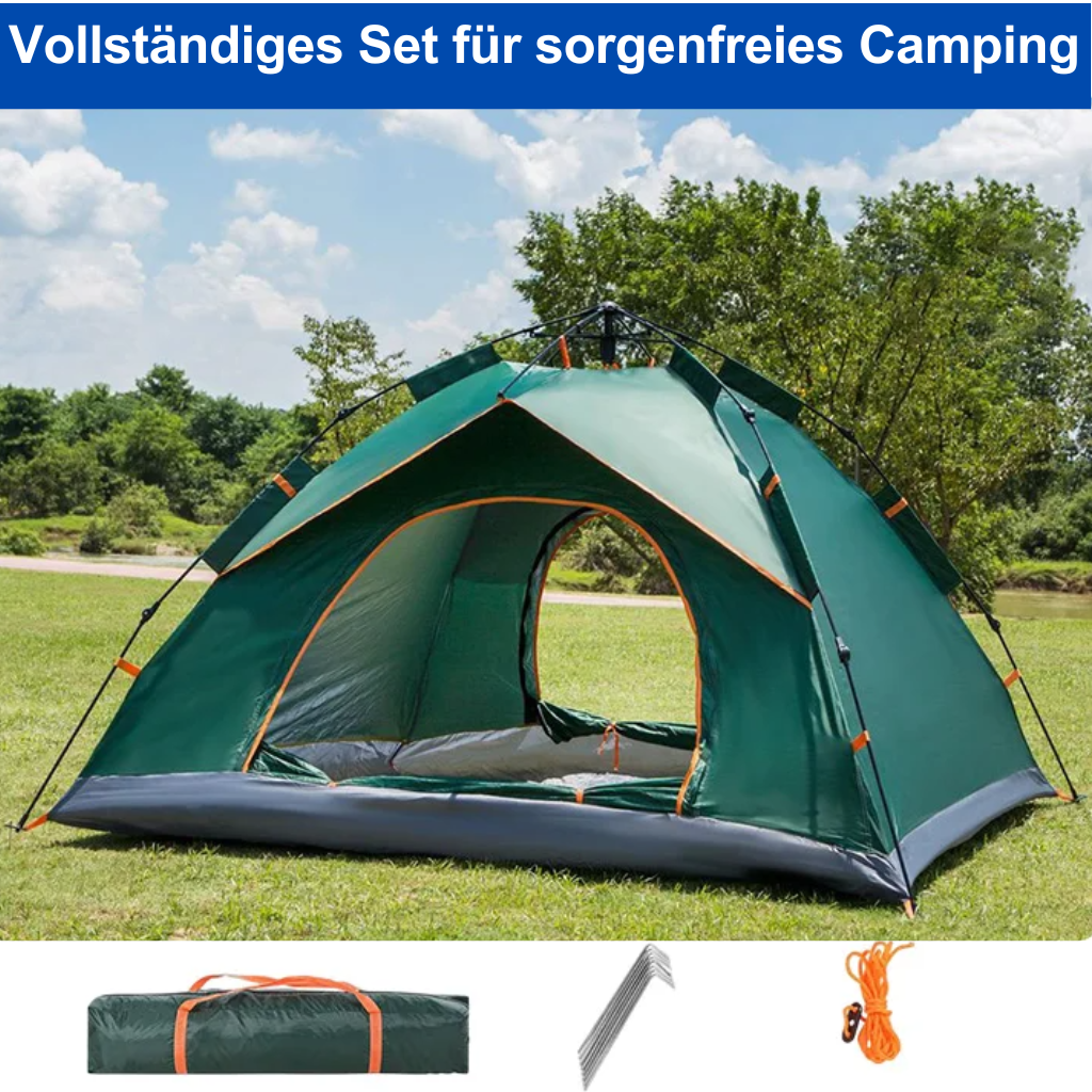 QuickCamp™ - Pop-Up-Zelt 2-4 Personen