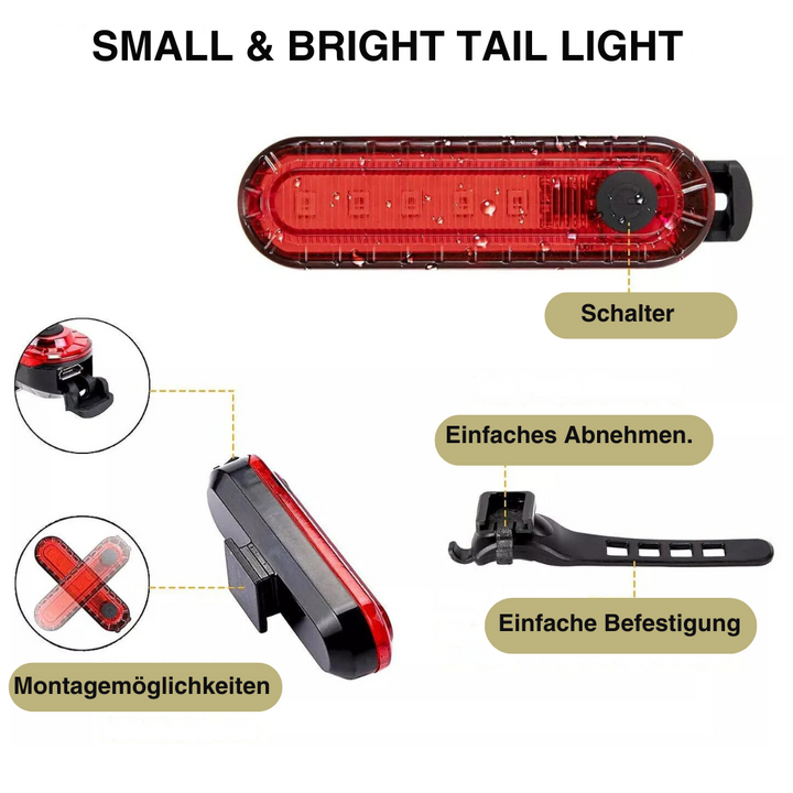 LuxCycle™ Fahrradlicht Set