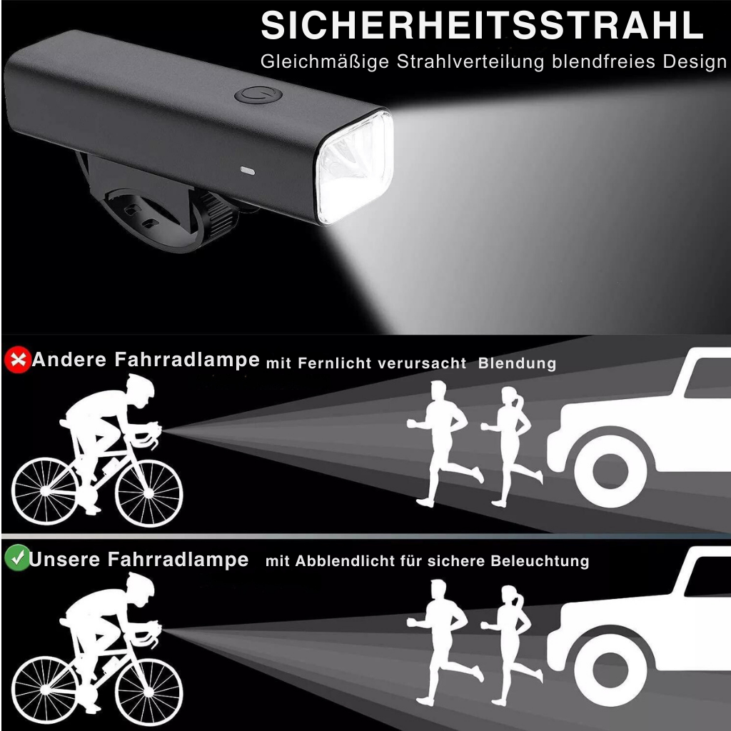 LuxCycle™ Fahrradlicht Set