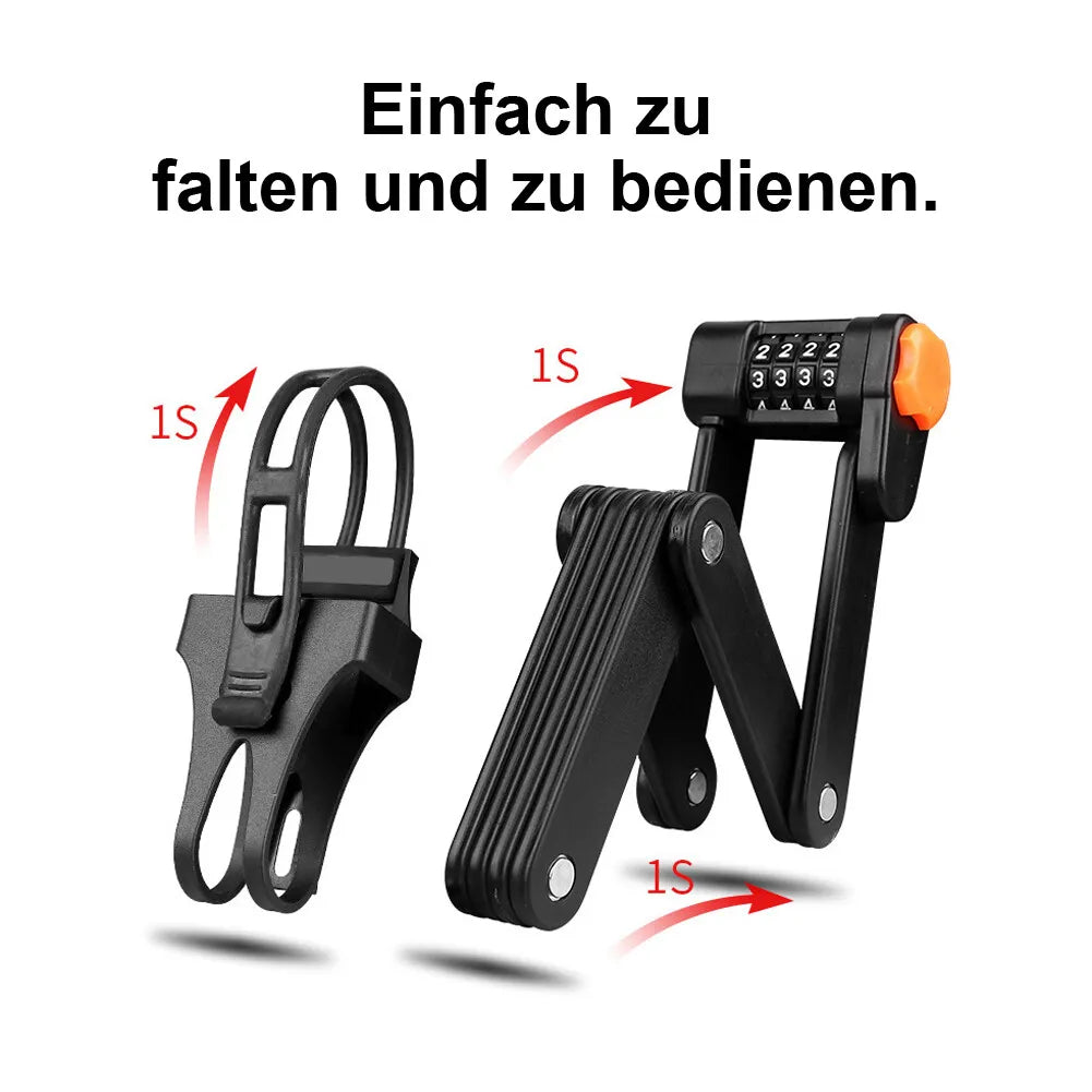 FlexGuard® Faltschloss – Hochsicherheitsschloss für Fahrräder & E-Bikes