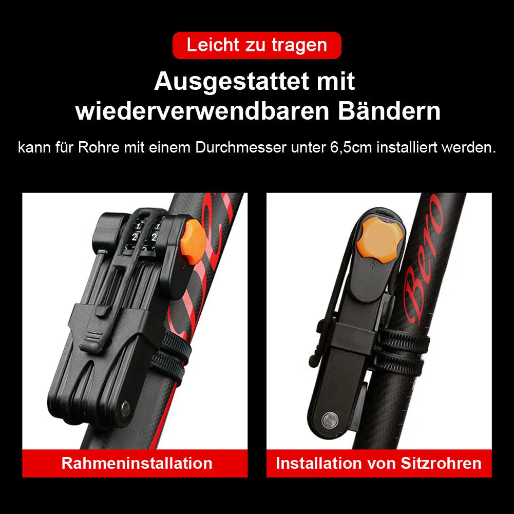 FlexGuard® Faltschloss – Hochsicherheitsschloss für Fahrräder & E-Bikes